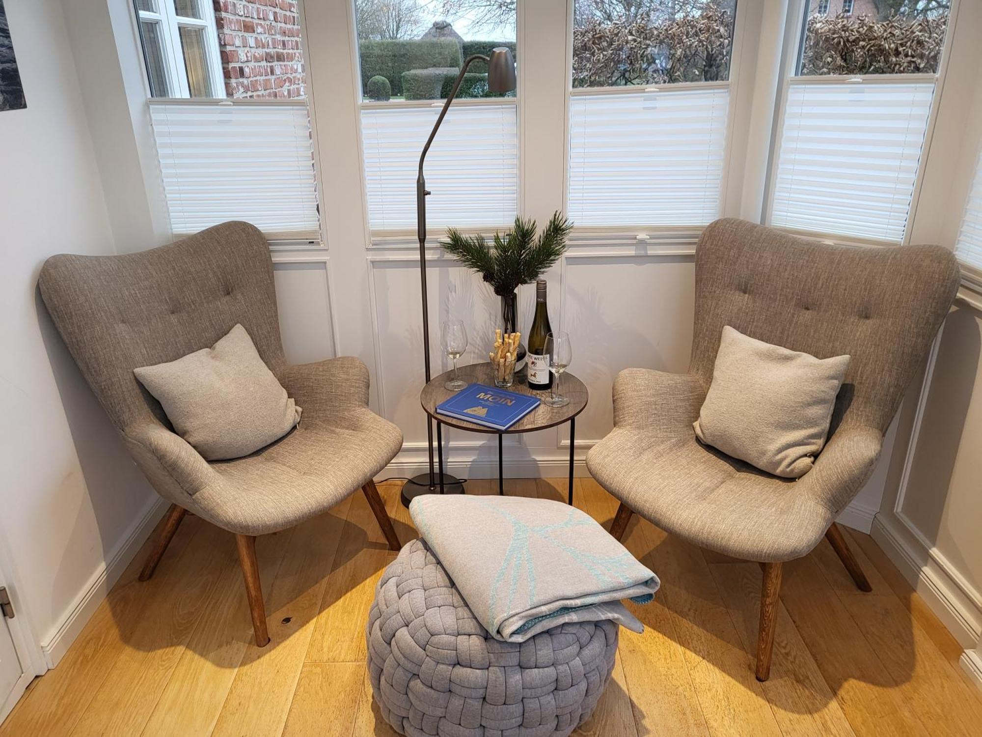 Ferienwohnung 1 Im Reetdachhaus Muehlenhof Sankt Peter-Ording Exteriör bild