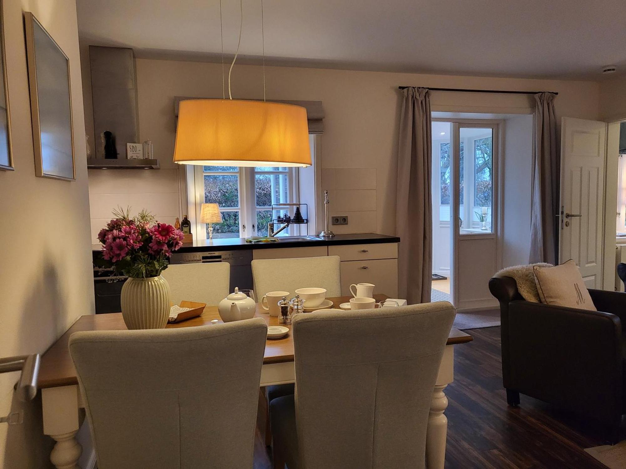 Ferienwohnung 1 Im Reetdachhaus Muehlenhof Sankt Peter-Ording Exteriör bild