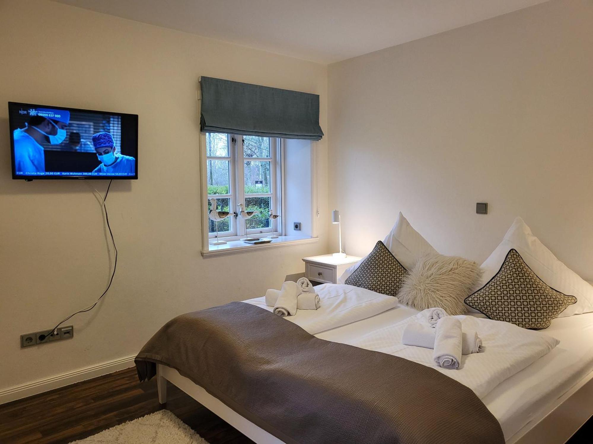 Ferienwohnung 1 Im Reetdachhaus Muehlenhof Sankt Peter-Ording Exteriör bild