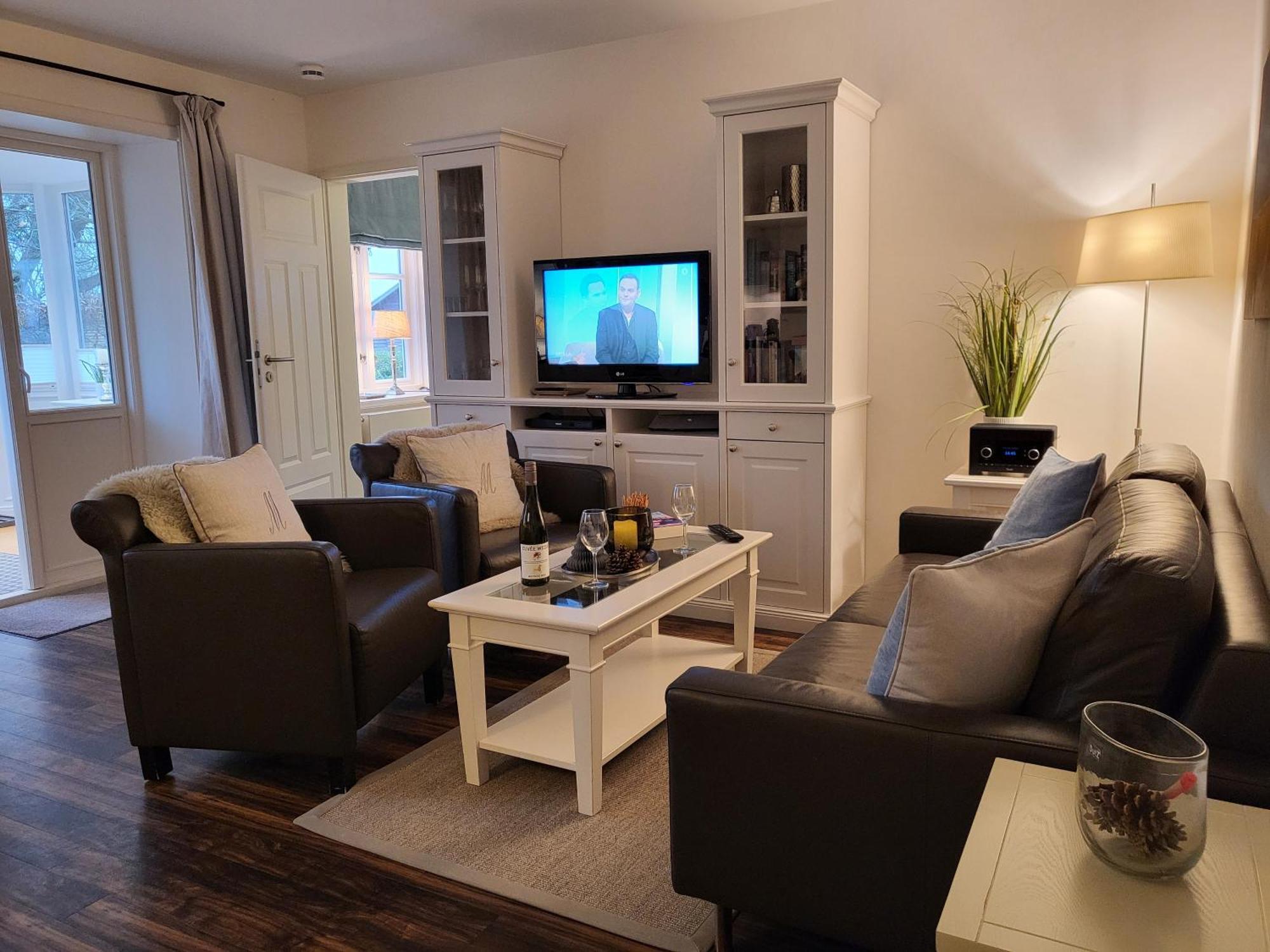 Ferienwohnung 1 Im Reetdachhaus Muehlenhof Sankt Peter-Ording Exteriör bild