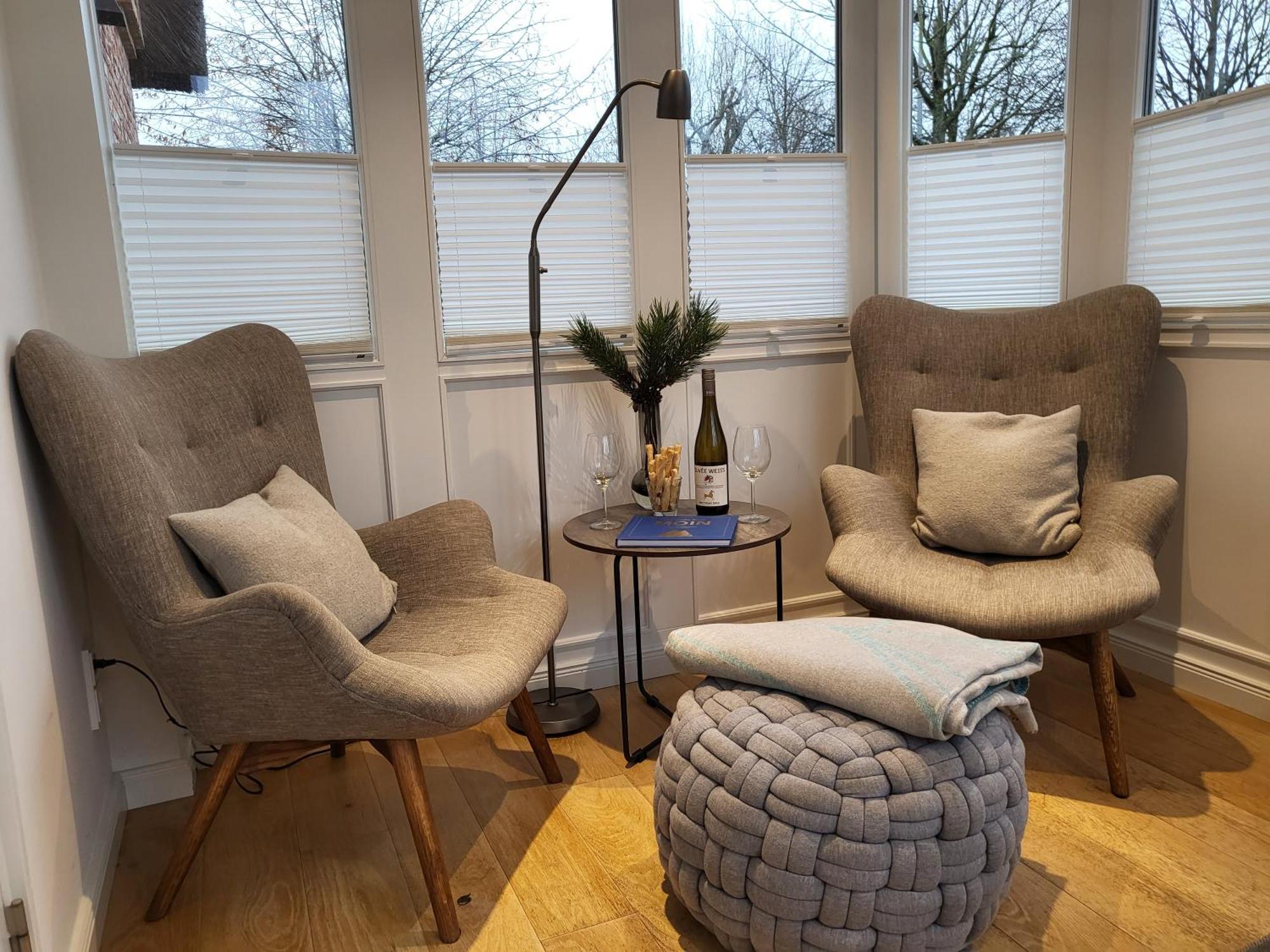 Ferienwohnung 1 Im Reetdachhaus Muehlenhof Sankt Peter-Ording Exteriör bild